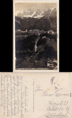 Hungerburg-Innsbruck Hoch-Innsbruck Hungerburg mit Hafelekarbahn 1929