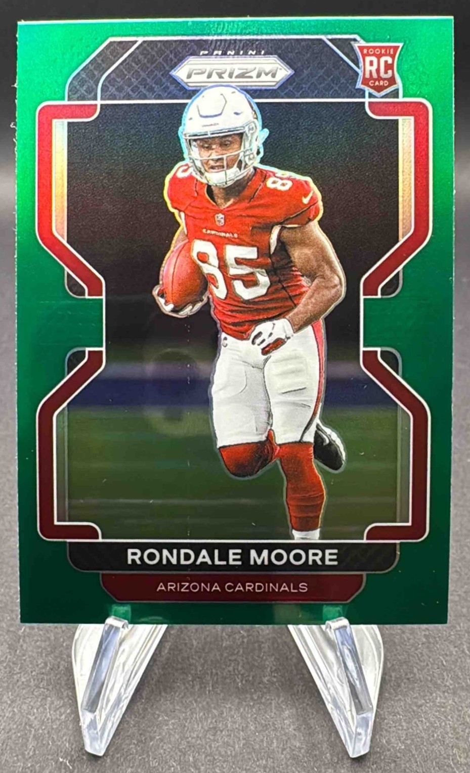 2021 Panini Prizm Rondale Moore #347 Green RC Cardinals