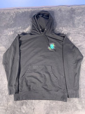 Anti Social Club Gemstone Crystal Hoodie Black Men's Size M Pullover