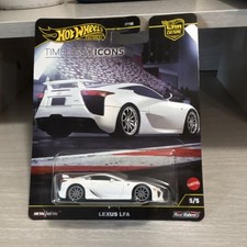 Hot Wheels Car Culture Timeless Icons Lexus Lfa 164 White Diecast Real Riders Hot Wheels Car Culture Timeless Icons Lexus Lfa 164 White Diecast Real Riders