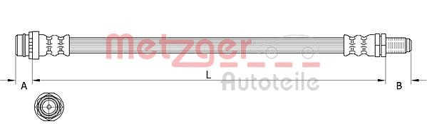 ✅Fits METZGER 4111642 BRAKE JOSE  ⭐UK Seller⭐