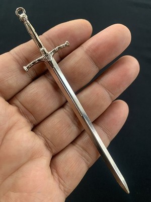 1/12 Metal Medieval Sword For Knights Warrior Horseman 6'' Action Figure Custom