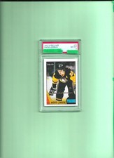 (1) MARIO LEMIEUX  1987-88 OPC  # 15 PSA 8 NM-MT GRADE CARD  (M6751)
