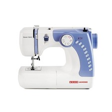 🔥Usha Janome Dream Stitch Macchina da Cucire Elettrica Zig Zag Bianco Blu🔥