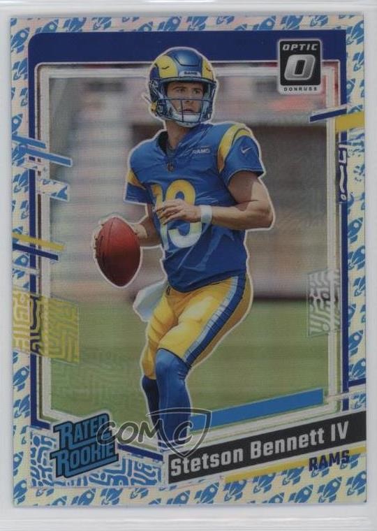 2023 Panini Donruss Optic Rated Rookie Rocket Prizm Stetson Bennett IV #267 1bi0