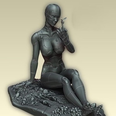 Sci-fi Woman 1/8 1/6 1/4 3D Print Model Kit Unpainted Unassembled Robot