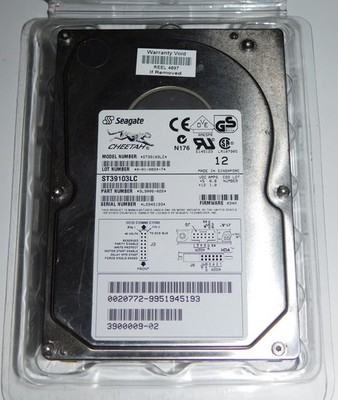 Seagate ST39103LC 9,1GB Ultra2 W SCSI 80pin SCA SCSI 10k rpm HDD Festplatte 9GB