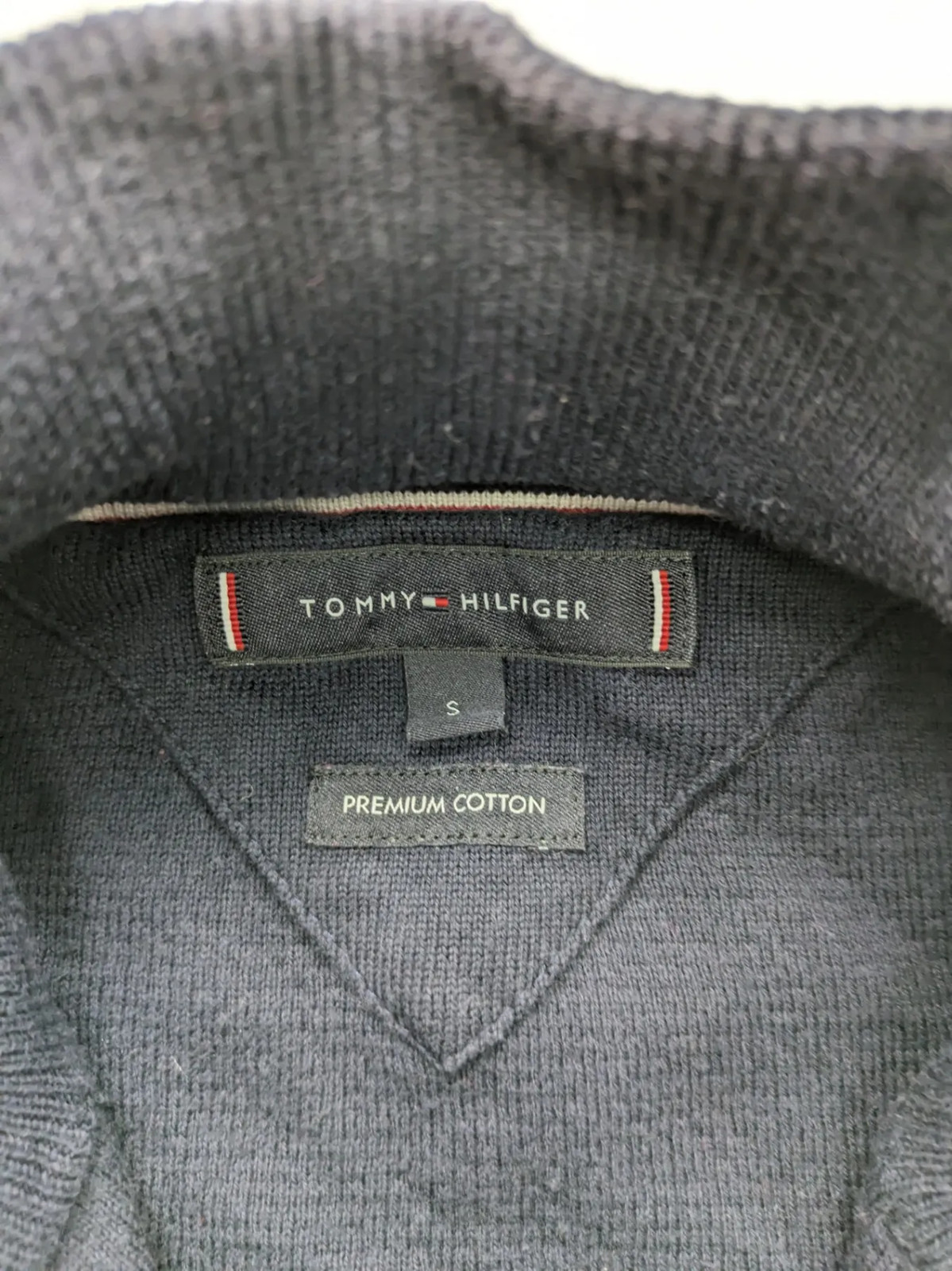 Tommy Hilfiger Herren Strickjacke Pullover Full Zip Gr S Dunkelblau Baumw 2531 image 10