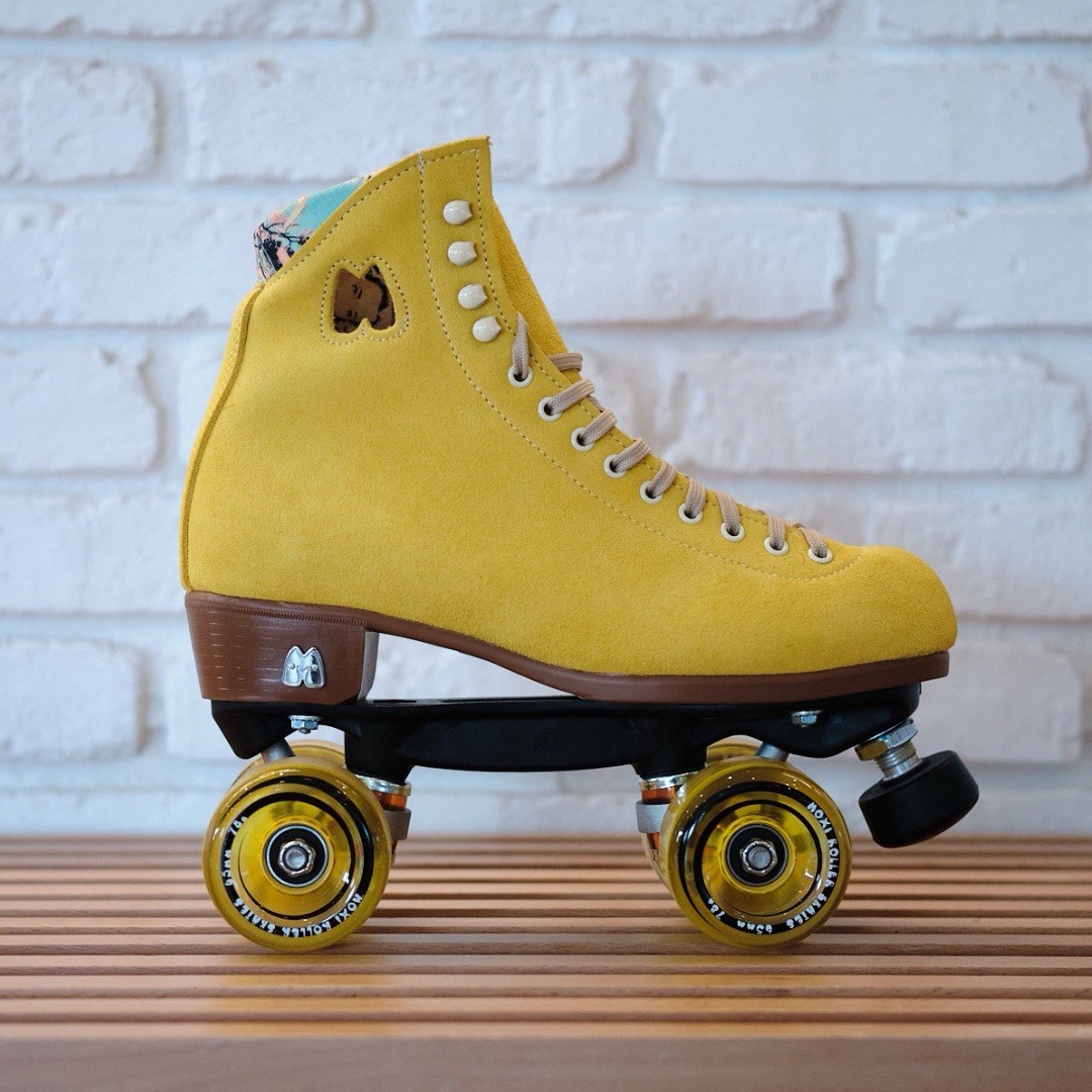 Moxi Lolly Pineapple Suede Roller Skates