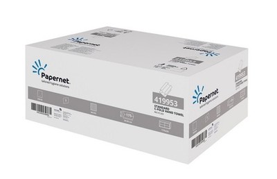 Falthandtuch ''Papernet Standart'' 24,5x33 Recyclingqualität 24x175 Stück/Karton