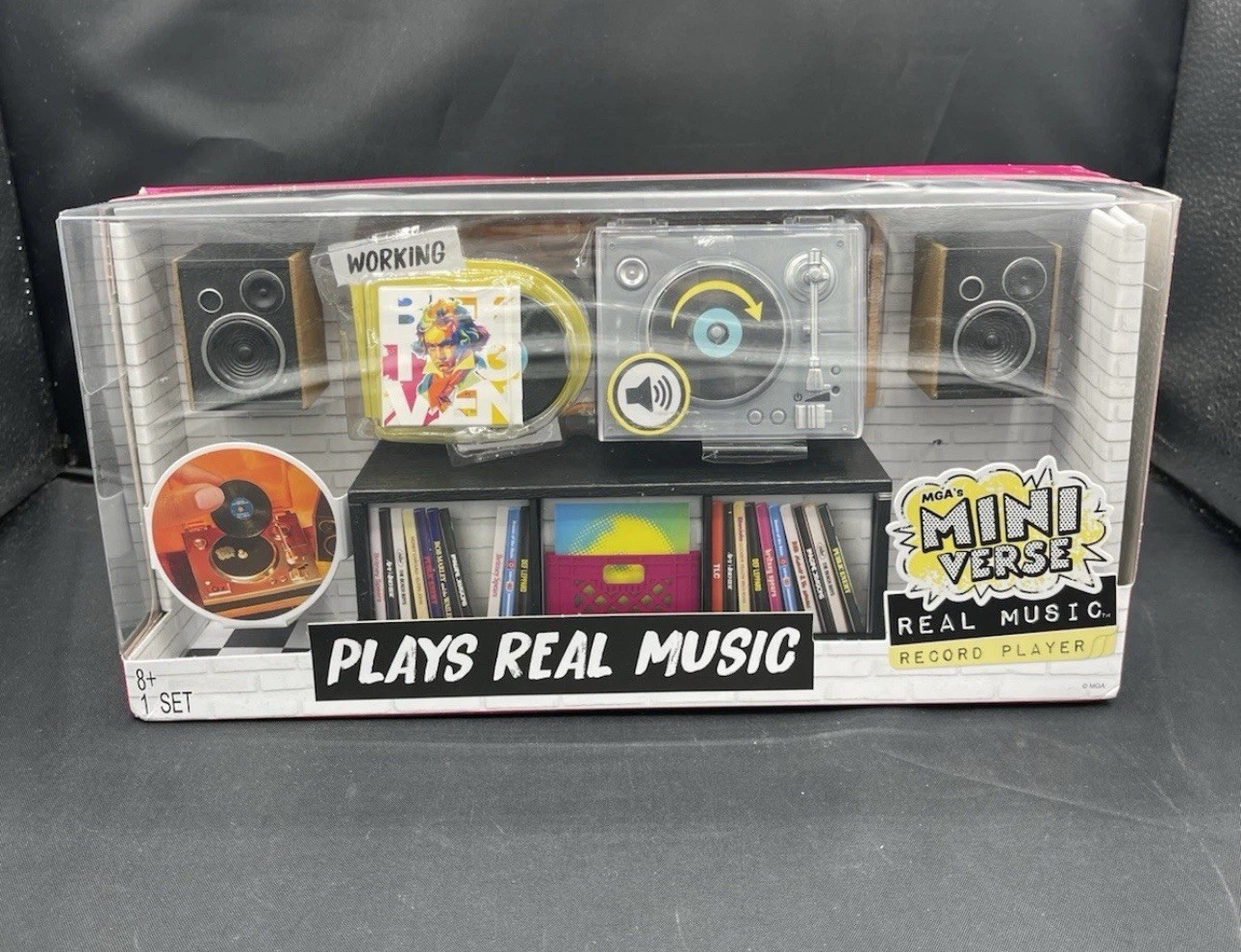 MGA's Miniverse Real Vinyl Playable Music Record Player