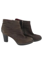 Tamaris Damen Stiefelette Gr. 40 Braun Casual Business Stiefel Ankle Boots