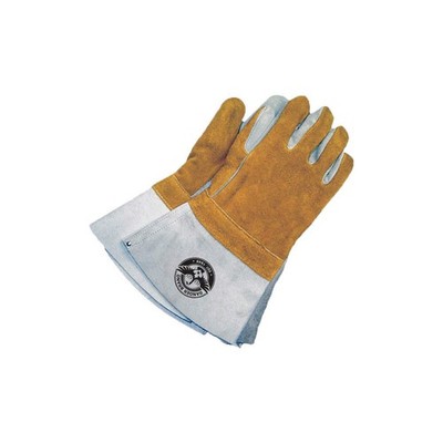 BDG 64-9-AG-7 Welding Gloves,Gray,Yellow,Universal,PR 793PK8