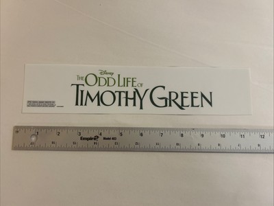 The Odd Life Of Timothy Green 2.5''x11.5'' Movie Mylar Mini Banner Theater