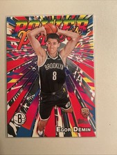 EGOR DEMIN ROOKIE COLOR BLAST EXPLOSION SP Insert Non Auto - BROOKLYN