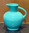 Homer Laughlin Fiestaware Carafe Pitcher Turquoise Green 60oz Handle HCL Retired