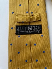 PINK SILK TIE58 X3.5" NEW.ENGLAND.
