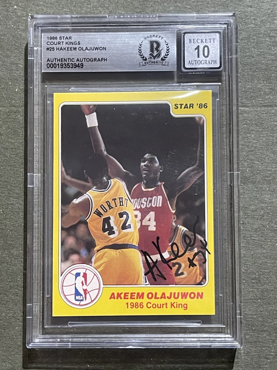 Hakeem Olajuwon Beckett Grading Services (BGS) Basketball Rookie