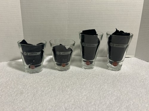 4 Jameson Irish Whiskey Lowball Bar Gläser JJ&S Limited Red Label N - Bild 2 von 6