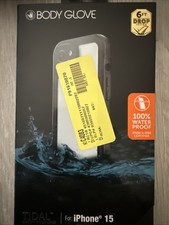 Body Glove Tidal Waterproof Phone Case for iPhone 15 - Black/Clear BRAND NEW