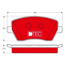 Satz Bremsbeläge Bremsklötze vorne für Dacia Dokker Duster HM HS Lodgy | 2405