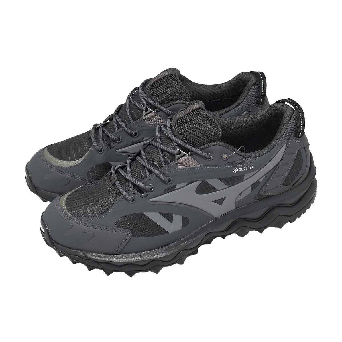 Mizuno Wave Mujin TL GTX Gore-Tex Black Grey Men Casual Shoes