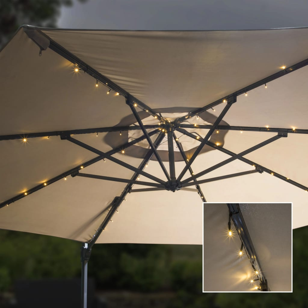 Stringa Luci Solari HI per Ombrellone | Magia LED Bianco Caldo 130cm