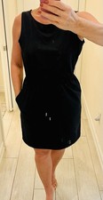 Calvin Klein Black Sheath Midi Dress Sleeveless Women’s Med/10