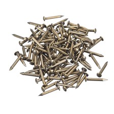280Pcs Small Tiny Nails 1.2x10mm DxL Brass Round Head Nail Hardware, Bronze