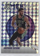 2020-21 Panini Mosaic Men of Mastery Mosaic Prizm Jayson Tatum #13 10no