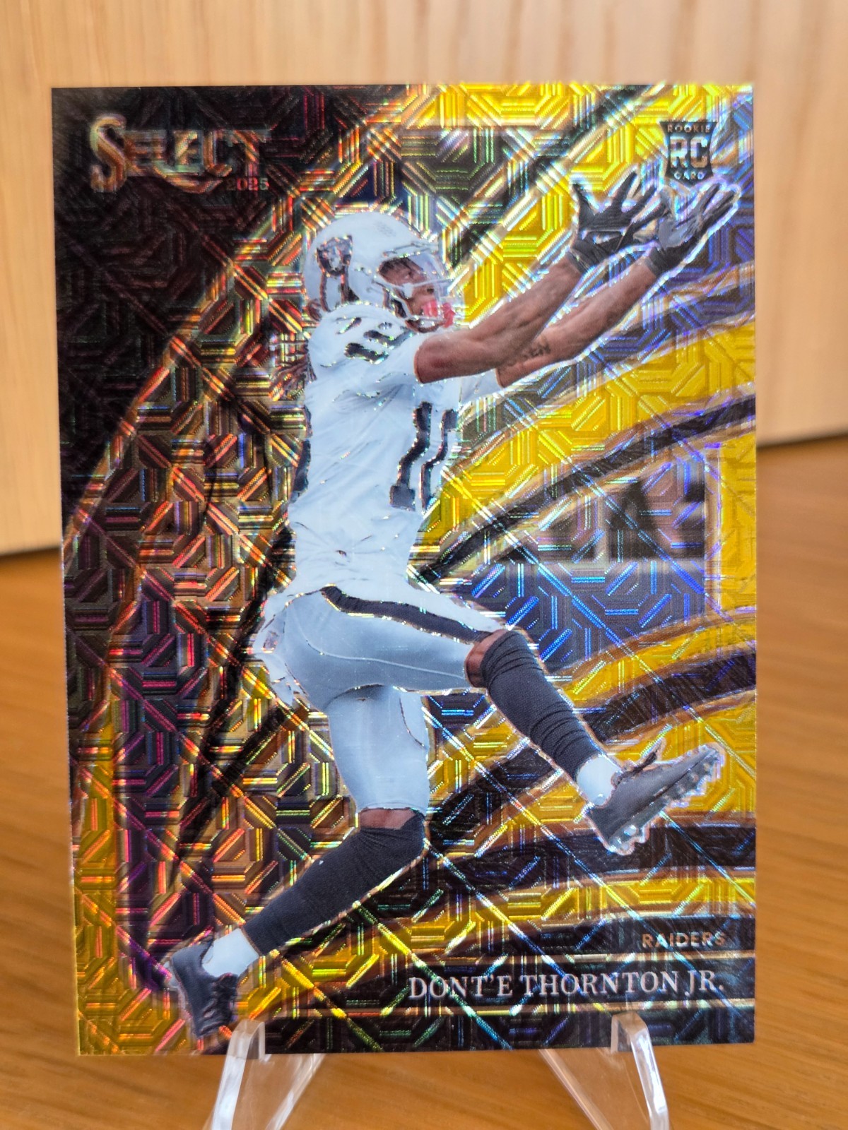 2025 Panini Select - Dont'e Thornton Jr. - Rookie Club Level Gold 05/10 RC #206