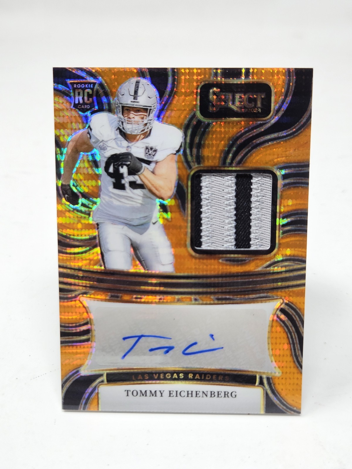 2024 Panini Select Neon Orange Pulsar Prizm /35 Tommy Eichenberg #RSM-TEG 