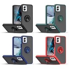 Funda con anillo giratorio con soporte magnético para Motorola Moto G 5G 2024