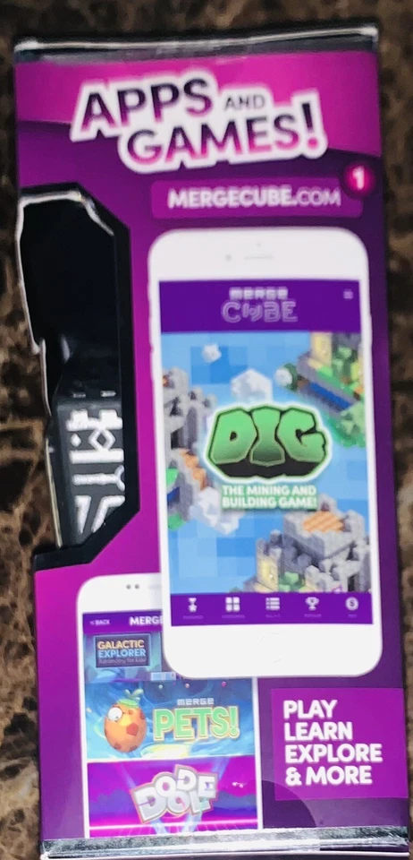 Cube Holographic Handheld AR/VR Hologram Merge iOS/Android Brand New In Box! - Image 3 of 4