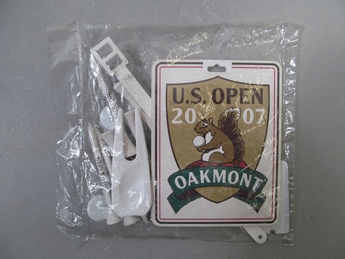 US Open Oakmont 2007 Golf Bag Tag Tee Packet Neu NOS - Bild 3 von 3