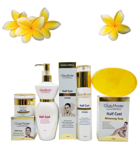 Glutathione & Vitamin C Whitening Set Lotion Face cream Soap & Serum Dark Sport - Picture 3 of 4