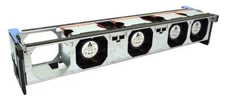 LOT OF 4 xDell Poweredge R710 Server Fans 090xrn 90xrn & Fan Assembly Cage Gy080