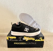 DC Lynx OG In4mation Skateboarding Shoes Size 10.5 Dark Navy/Yellow 2020