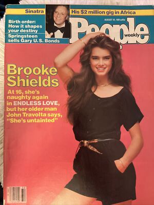 People 1981 Brooke Shields Sinatra Bo Derek Vince Van Patton Bruce Springsteen