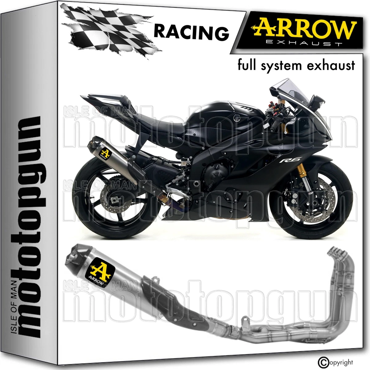 Yamaha r6 2024 arrow exhaust