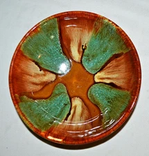 Dryden Ozark Frontier Ovenware Original FRONTIER BROWN & TEAL Glazed Soup Bowl