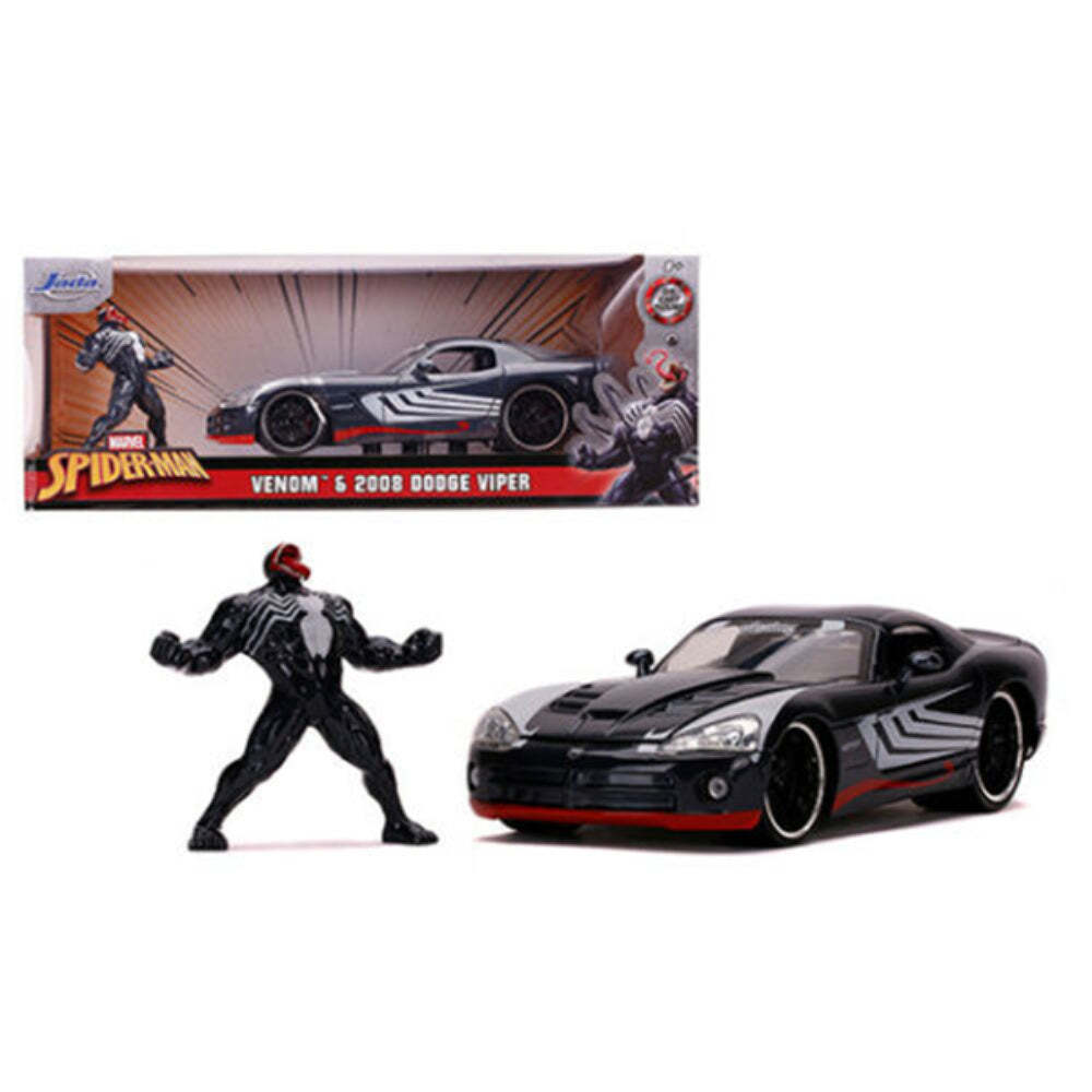 Marvel Spiderman 2008 Dodge Viper 1:24 Scale Diecast Model with