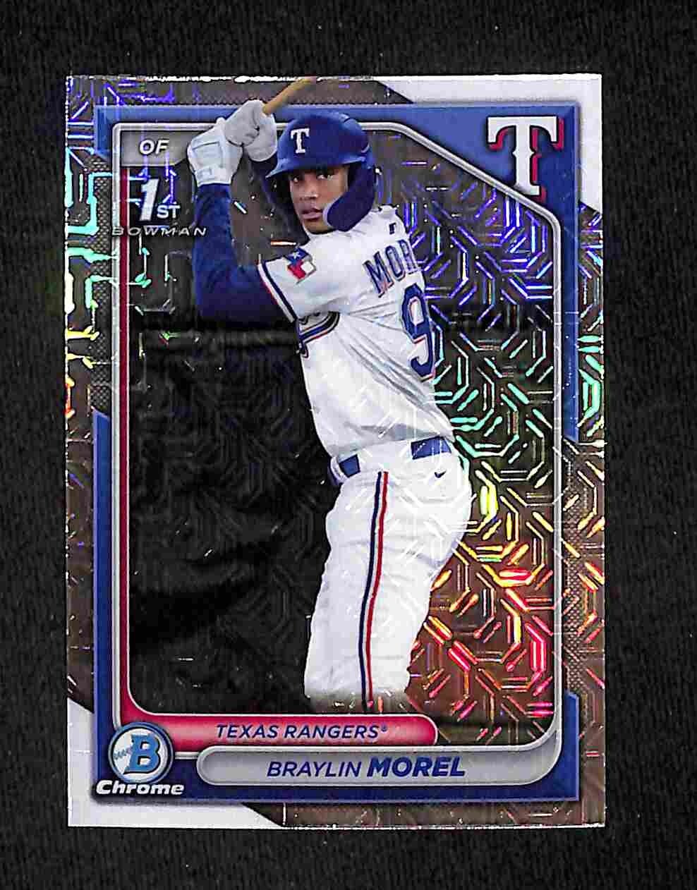 2024 Bowman Chrome - Prospects Braylin Morel 1st #BCP-192 Mojo Refractor (RC)