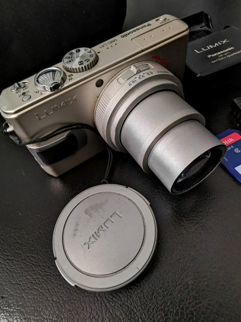 Panasonic DMC-LX1 LUMIX Silver Manfrotto, Bag Leica Lens | eBay