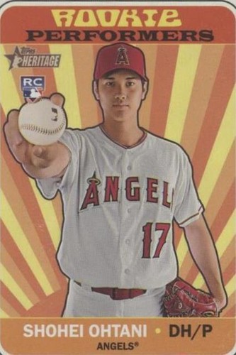 2019 Topps Heritage High Number SHOHEI OHTANI Award Winners PLUS