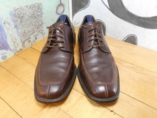 Giorgio Brutini Brown Leather Oxfords Men's 9.5D "Harvard" Made in Brazil