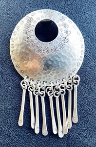 HILL TRIBE PURE SILVER PENDANT FROM THAILAND