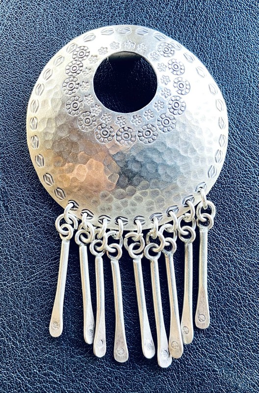 HILL TRIBE PURE SILVER PENDANT FROM THAILAND