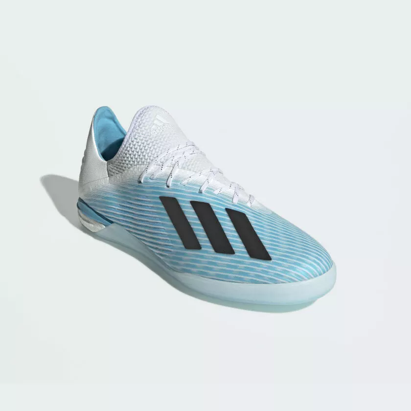 Adidas X 19.1 IN Mens Indoor Soccer Shoes Bright Cyan Black Pink