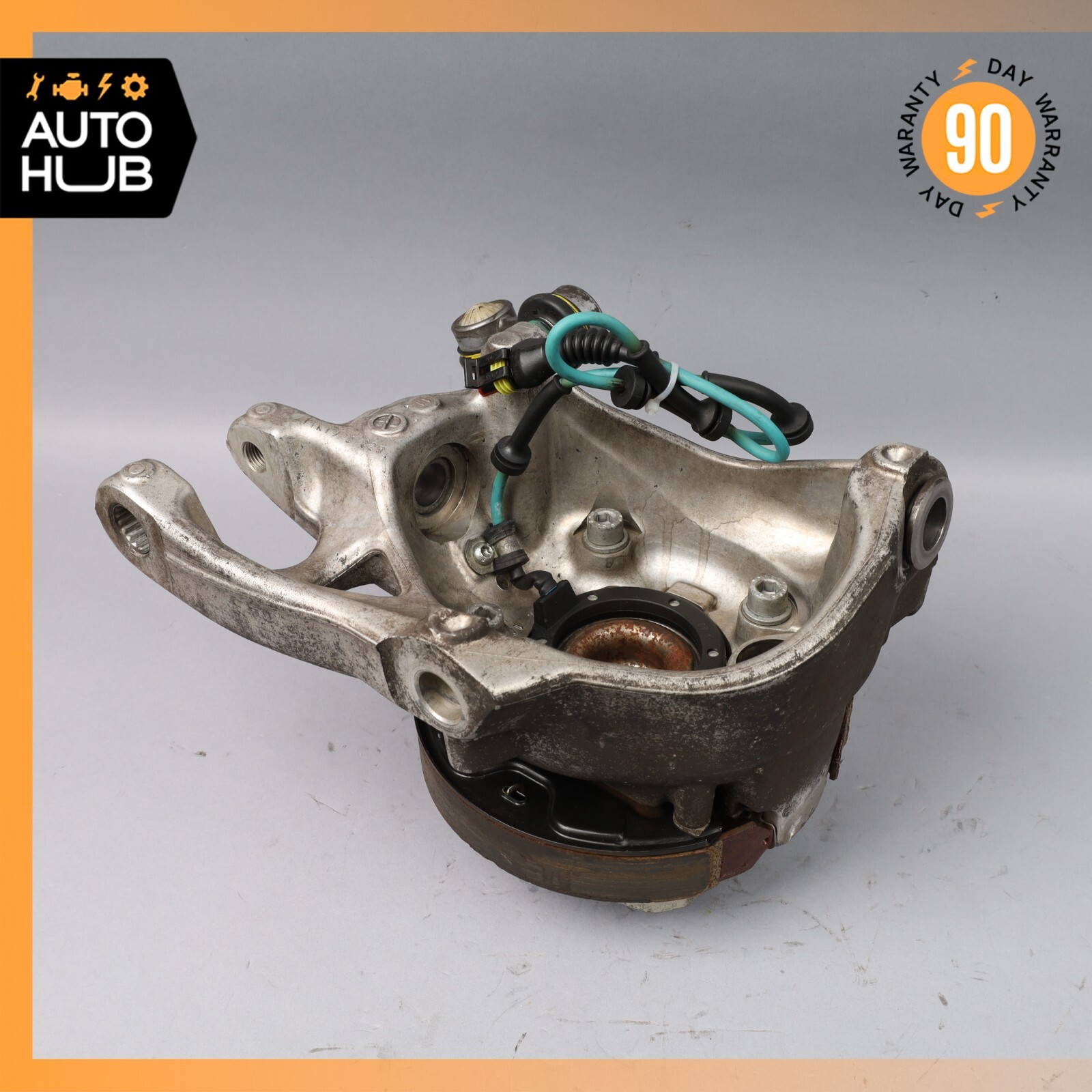 11-19 Maserati GranTurismo S M145 Rear Right Side Spindle Knuckle Hub OEM